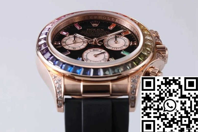 116595RBOW Daytona Rose Rolex Factory BL Gold 1219
